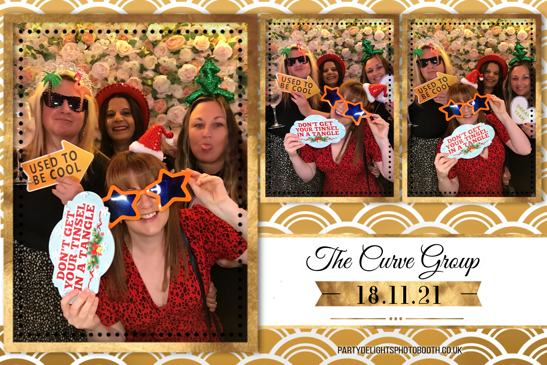 The Curve Group Annual Christmas Party | View more photos from the event at gallery.partydelightsphotobooth.co.uk/u/PartyDelightsPhotoBooth/The-Curve-Group-Annual-Christmas-Party