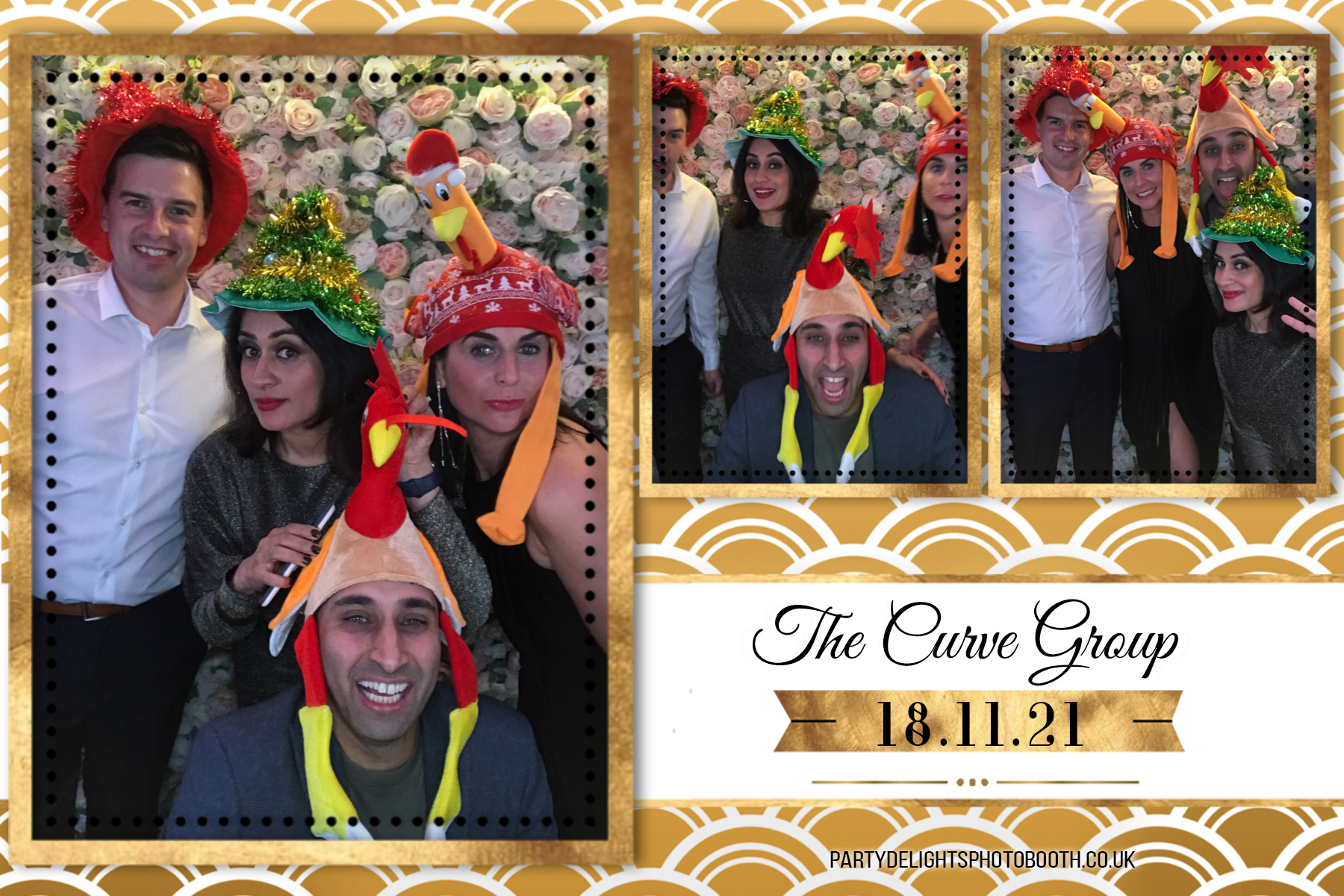 The Curve Group Annual Christmas Party | View more photos from the event at gallery.partydelightsphotobooth.co.uk/u/PartyDelightsPhotoBooth/The-Curve-Group-Annual-Christmas-Party