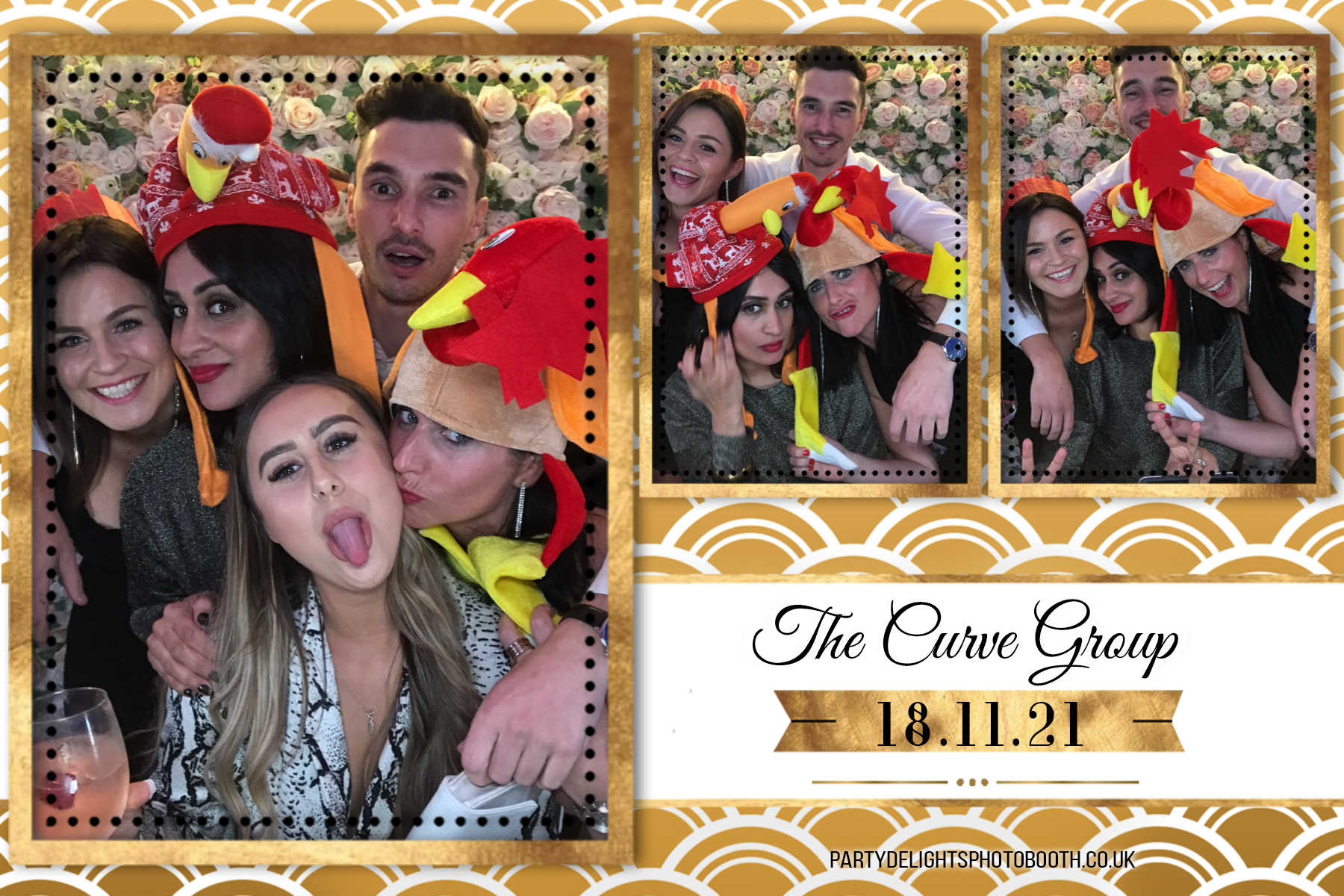 The Curve Group Annual Christmas Party | View more photos from the event at gallery.partydelightsphotobooth.co.uk/u/PartyDelightsPhotoBooth/The-Curve-Group-Annual-Christmas-Party