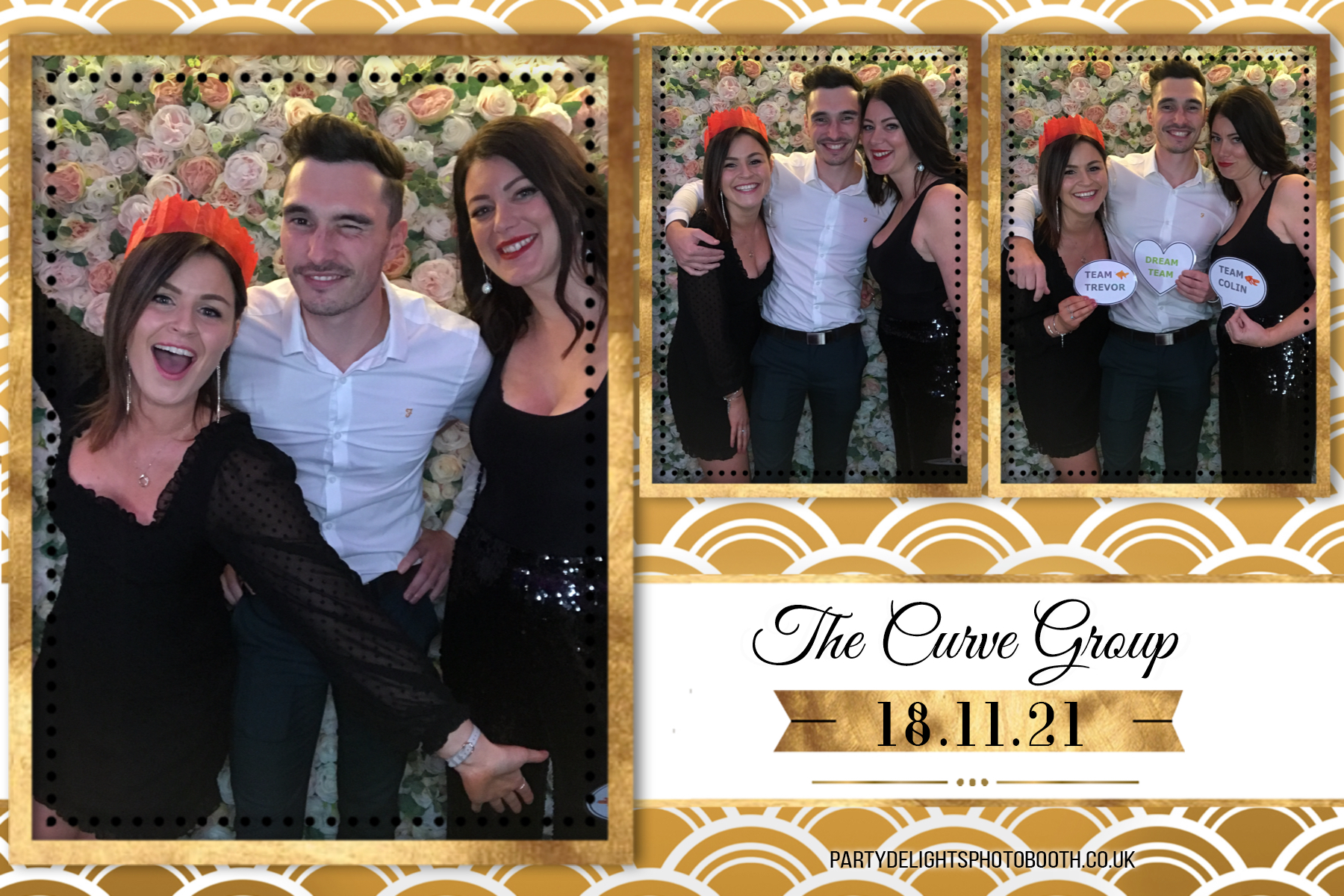 The Curve Group Annual Christmas Party | View more photos from the event at gallery.partydelightsphotobooth.co.uk/u/PartyDelightsPhotoBooth/The-Curve-Group-Annual-Christmas-Party