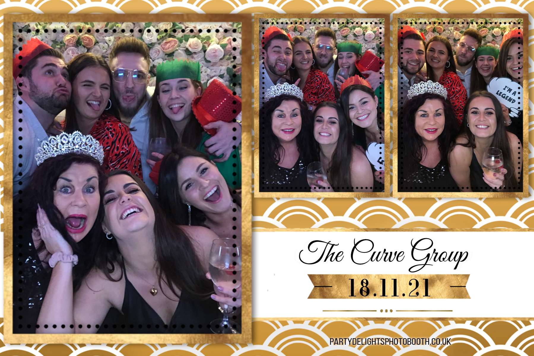 The Curve Group Annual Christmas Party | View more photos from the event at gallery.partydelightsphotobooth.co.uk/u/PartyDelightsPhotoBooth/The-Curve-Group-Annual-Christmas-Party
