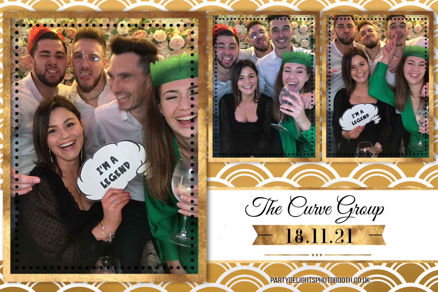 The Curve Group Annual Christmas Party | View more photos from the event at gallery.partydelightsphotobooth.co.uk/u/PartyDelightsPhotoBooth/The-Curve-Group-Annual-Christmas-Party