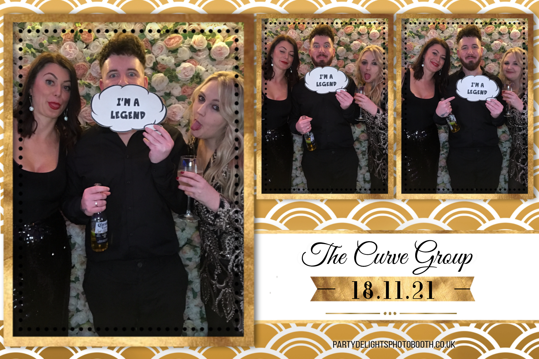 The Curve Group Annual Christmas Party | View more photos from the event at gallery.partydelightsphotobooth.co.uk/u/PartyDelightsPhotoBooth/The-Curve-Group-Annual-Christmas-Party