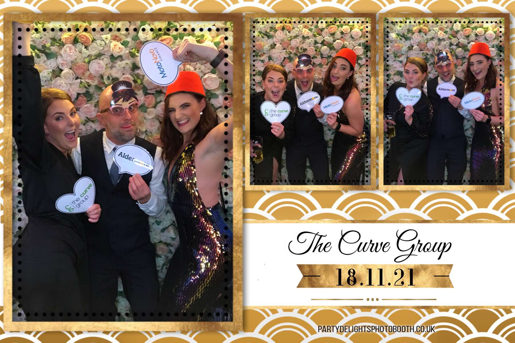 The Curve Group Annual Christmas Party | View more photos from the event at gallery.partydelightsphotobooth.co.uk/u/PartyDelightsPhotoBooth/The-Curve-Group-Annual-Christmas-Party
