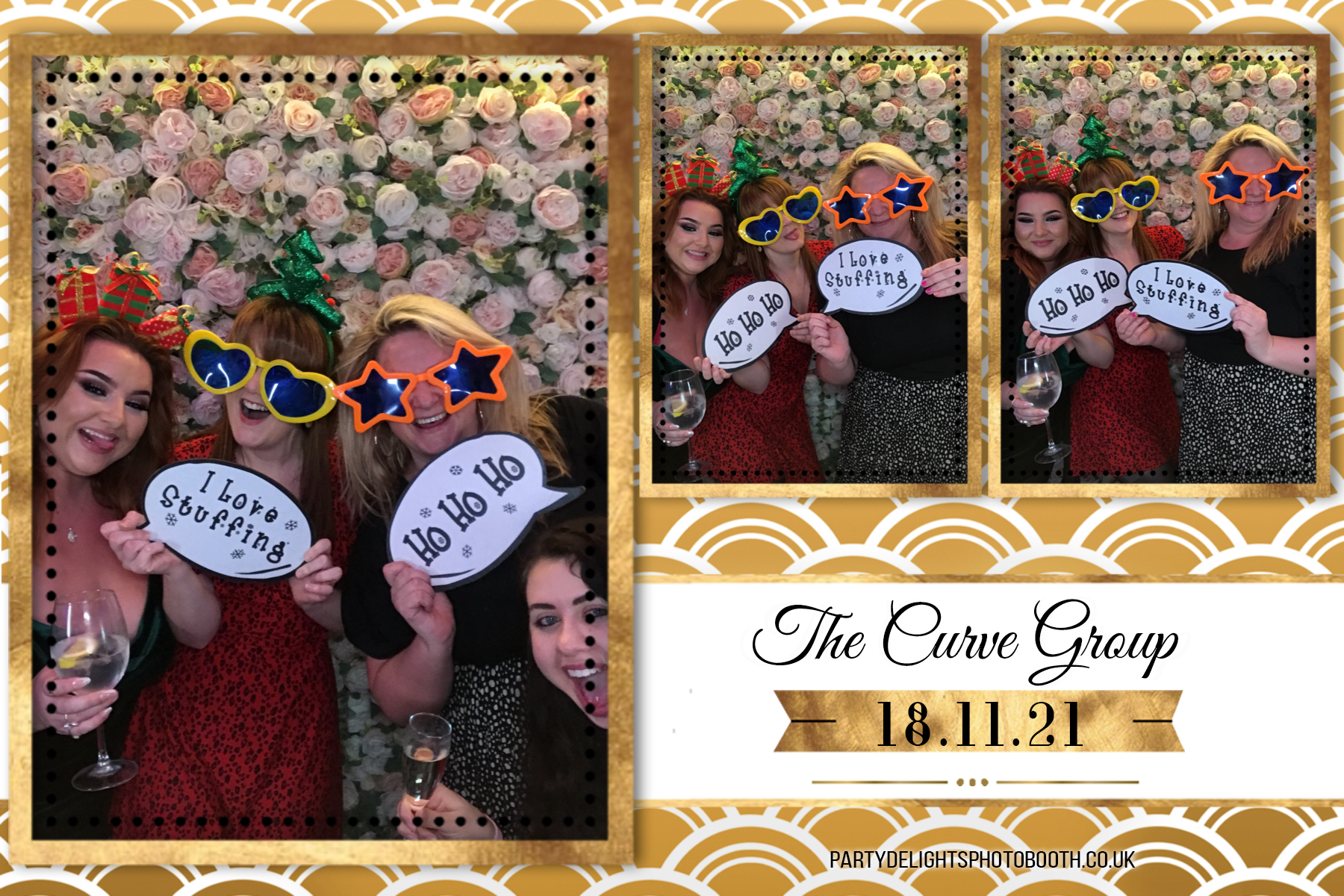 The Curve Group Annual Christmas Party | View more photos from the event at gallery.partydelightsphotobooth.co.uk/u/PartyDelightsPhotoBooth/The-Curve-Group-Annual-Christmas-Party