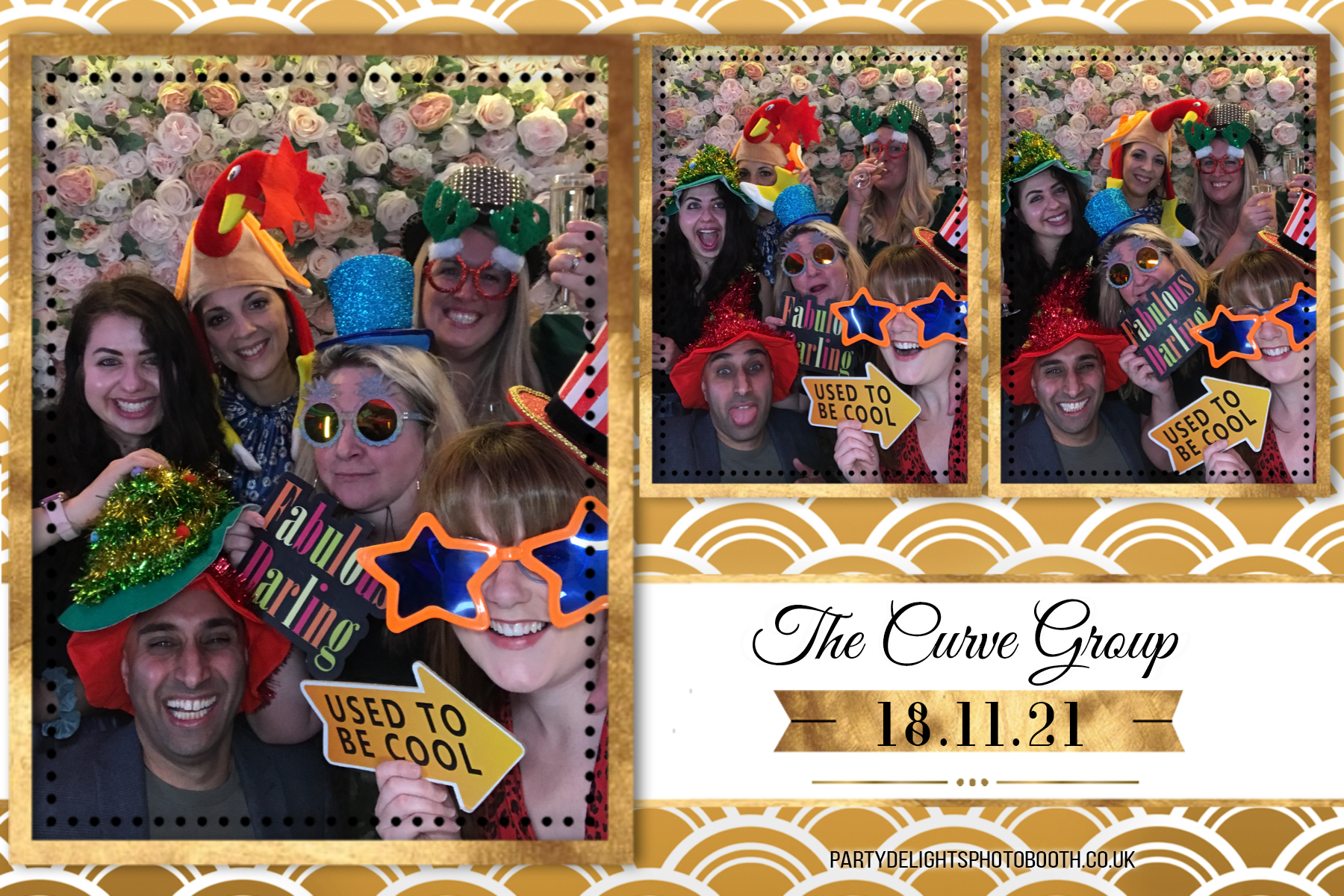 The Curve Group Annual Christmas Party | View more photos from the event at gallery.partydelightsphotobooth.co.uk/u/PartyDelightsPhotoBooth/The-Curve-Group-Annual-Christmas-Party