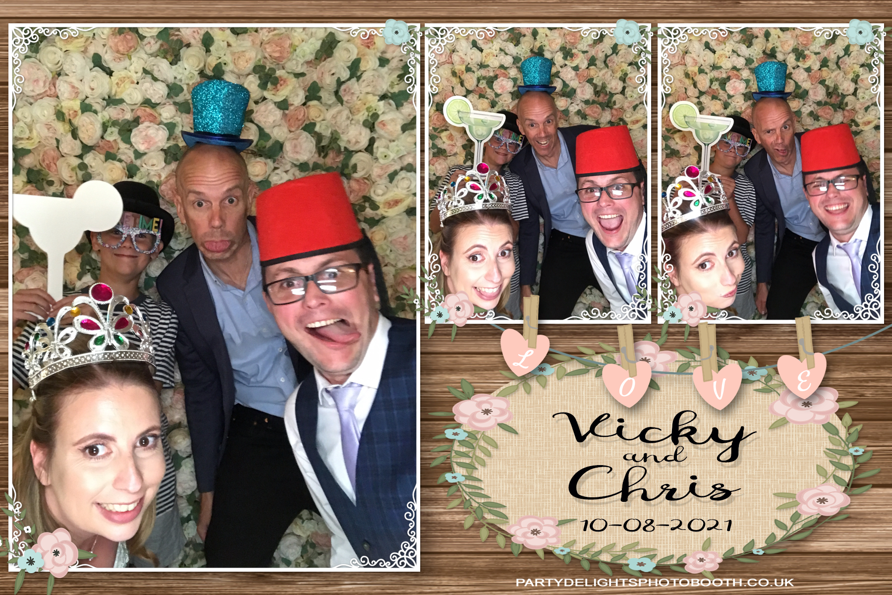Victoria & Christian's Wedding | View more photos from the event at gallery.partydelightsphotobooth.co.uk/u/PartyDelightsPhotoBooth/Victoria-Christians-Wedding