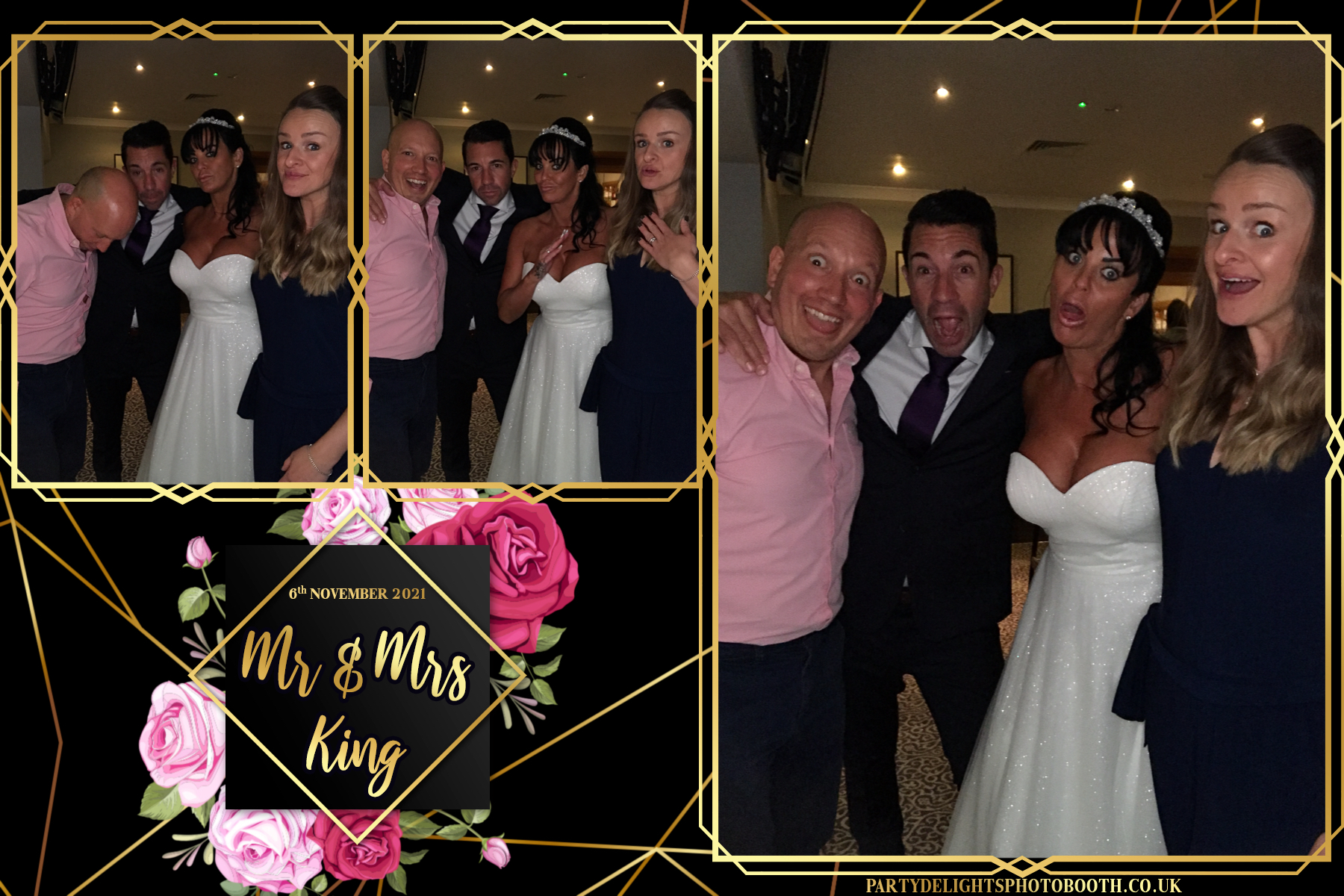 Wedding Reception of Kevin & Laura King | View more photos from the event at gallery.partydelightsphotobooth.co.uk/u/PartyDelightsPhotoBooth/Wedding-Reception-of-Kevin-Laura-King