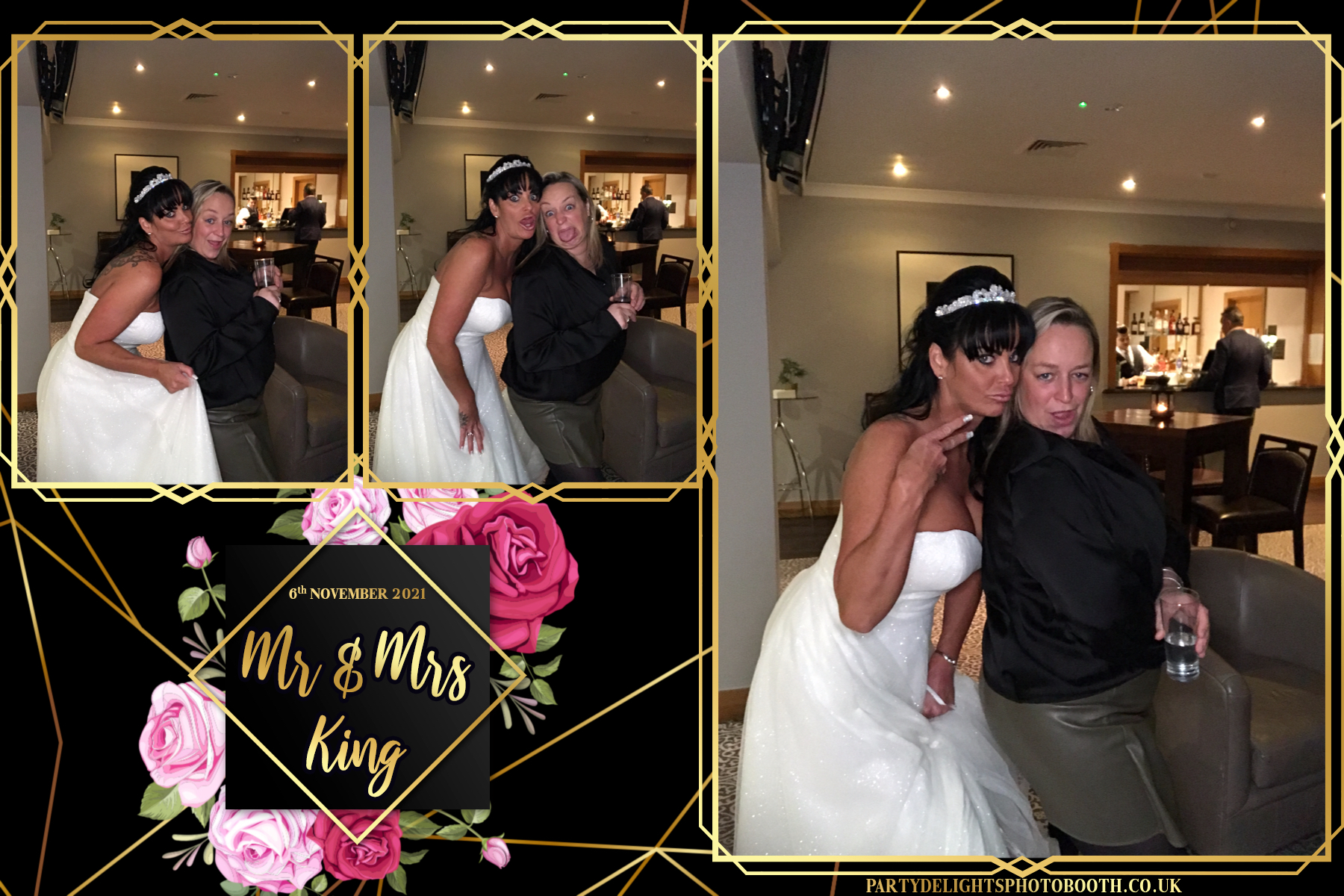 Wedding Reception of Kevin & Laura King | View more photos from the event at gallery.partydelightsphotobooth.co.uk/u/PartyDelightsPhotoBooth/Wedding-Reception-of-Kevin-Laura-King