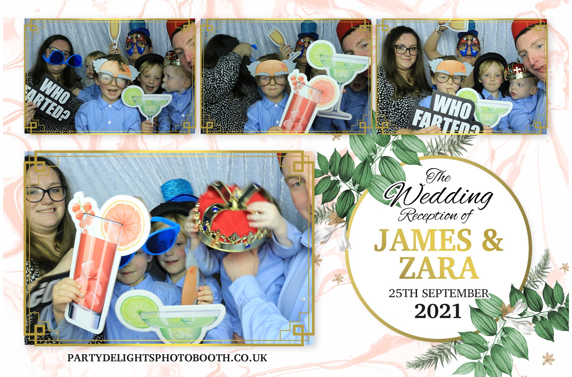 Zara and Jame's Wedding | View more photos from the event at gallery.partydelightsphotobooth.co.uk/u/PartyDelightsPhotoBooth/Zara-and-James-Wedding