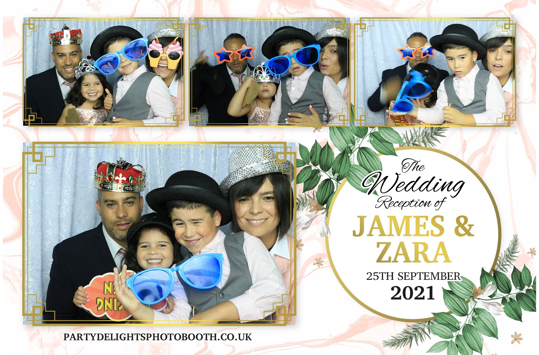 Zara and Jame's Wedding | View more photos from the event at gallery.partydelightsphotobooth.co.uk/u/PartyDelightsPhotoBooth/Zara-and-James-Wedding