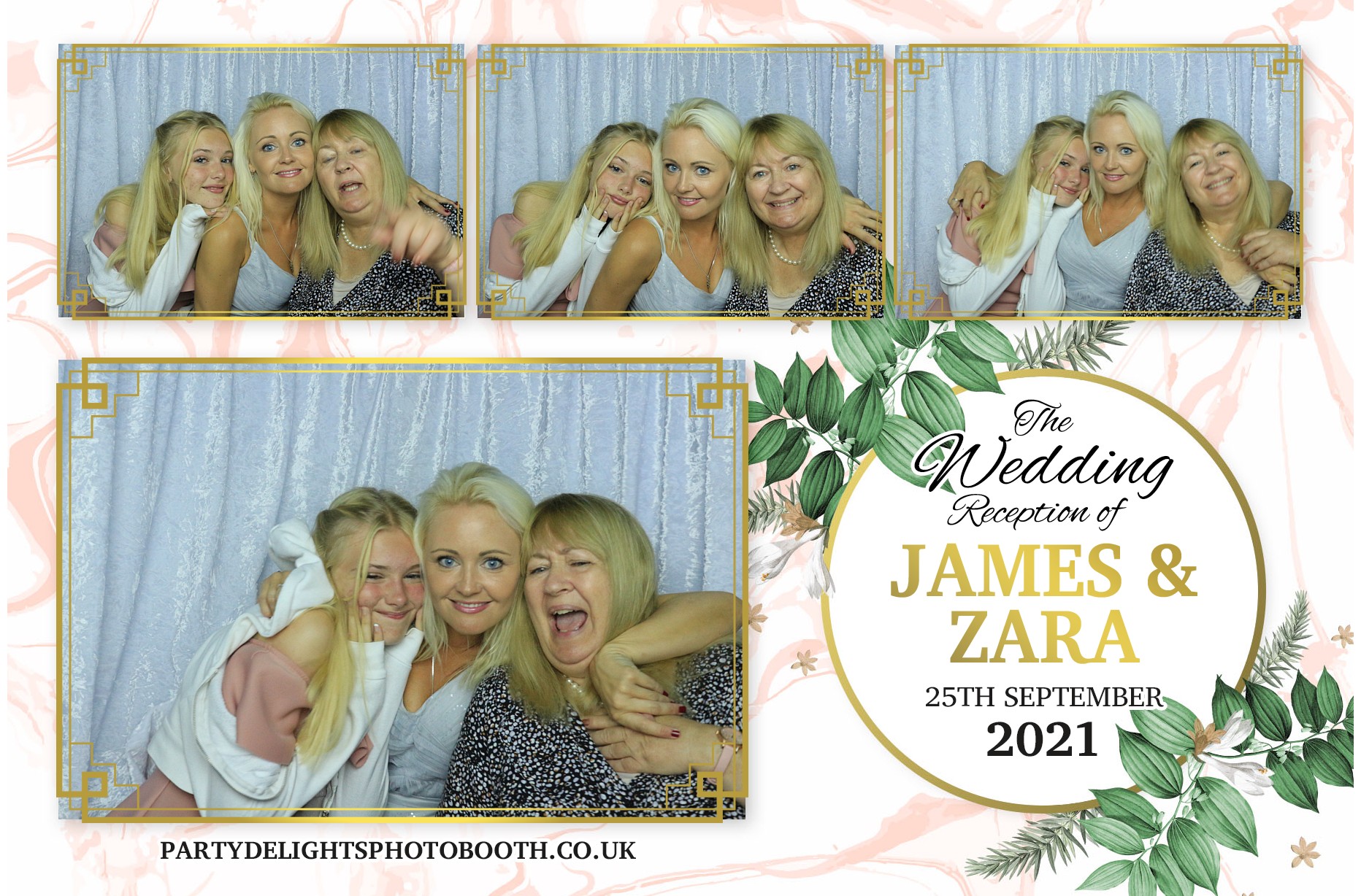 Zara and Jame's Wedding | View more photos from the event at gallery.partydelightsphotobooth.co.uk/u/PartyDelightsPhotoBooth/Zara-and-James-Wedding