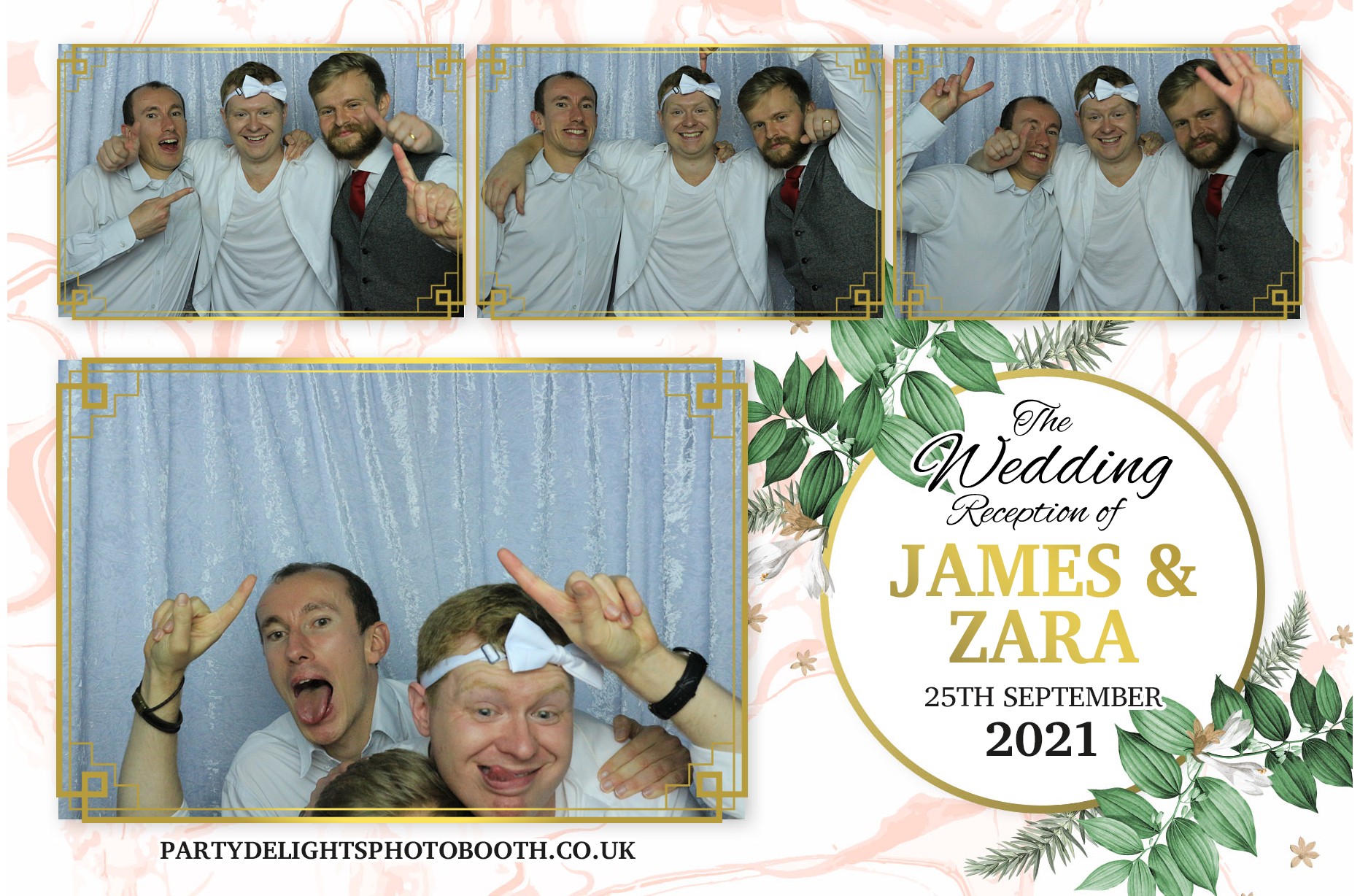 Zara and Jame's Wedding | View more photos from the event at gallery.partydelightsphotobooth.co.uk/u/PartyDelightsPhotoBooth/Zara-and-James-Wedding