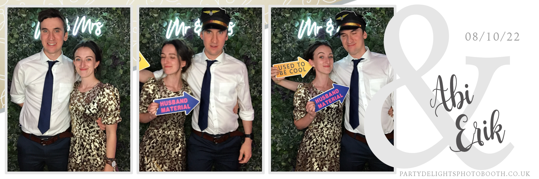 Abi and Erik's Wedding | View more photos from the event at gallery.partydelightsphotobooth.co.uk/u/PartyDelightsPhotoBooth/Abi-and-Eriks-Wedding