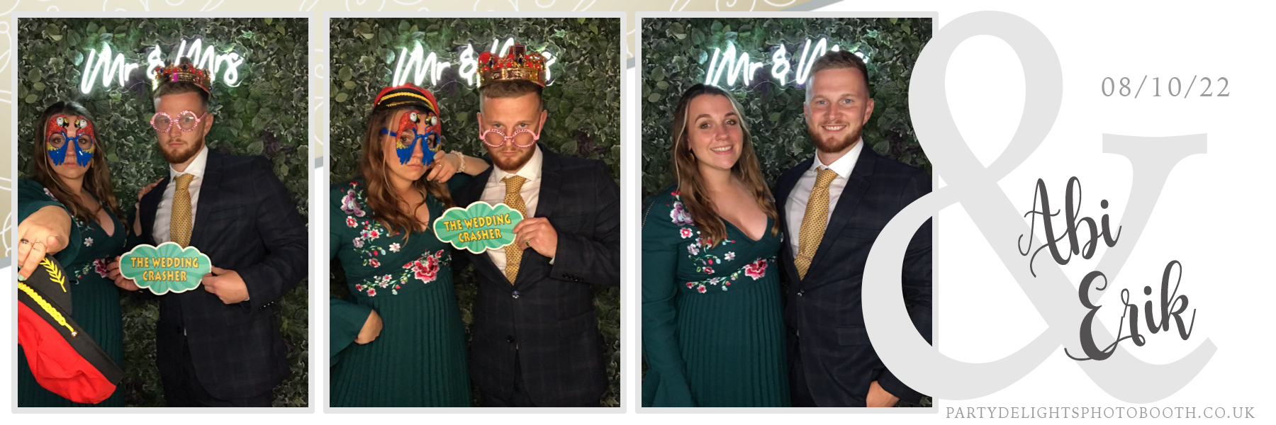 Abi and Erik's Wedding | View more photos from the event at gallery.partydelightsphotobooth.co.uk/u/PartyDelightsPhotoBooth/Abi-and-Eriks-Wedding