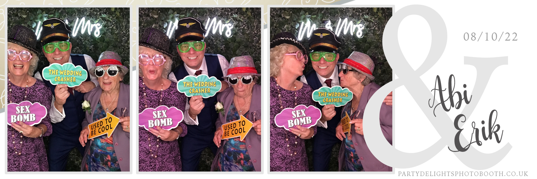 Abi and Erik's Wedding | View more photos from the event at gallery.partydelightsphotobooth.co.uk/u/PartyDelightsPhotoBooth/Abi-and-Eriks-Wedding