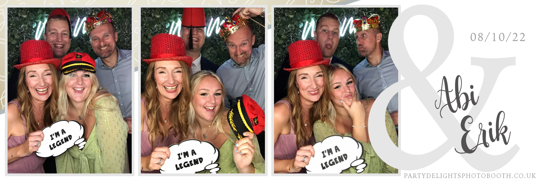 Abi and Erik's Wedding | View more photos from the event at gallery.partydelightsphotobooth.co.uk/u/PartyDelightsPhotoBooth/Abi-and-Eriks-Wedding