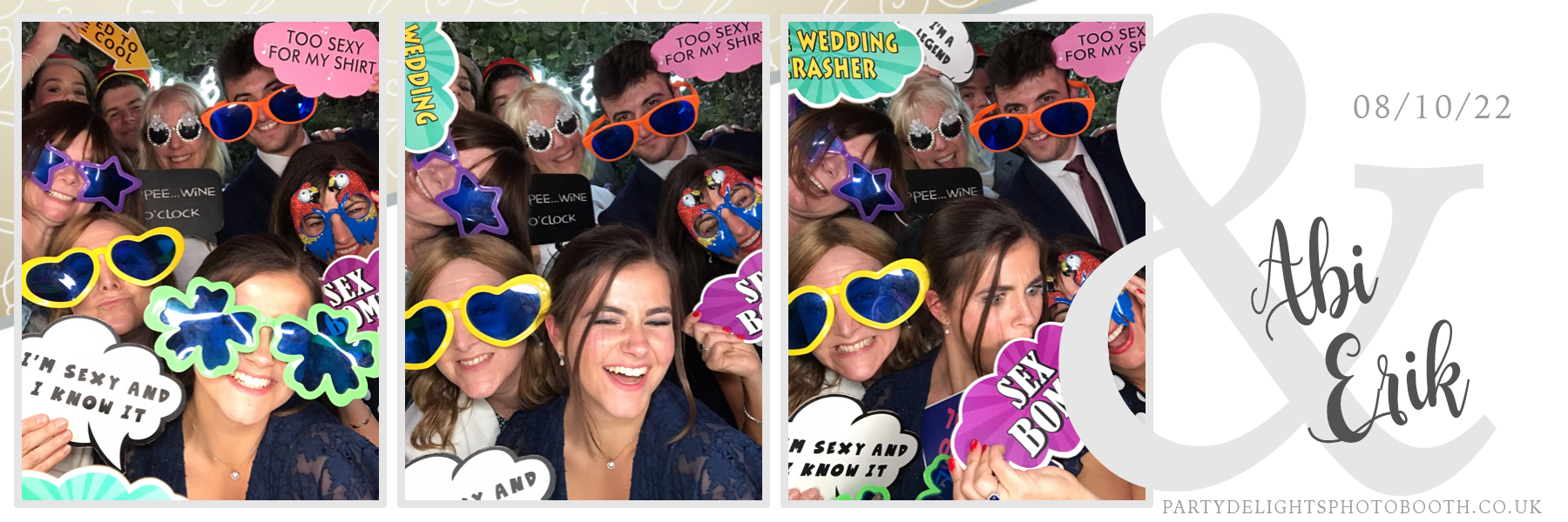 Abi and Erik's Wedding | View more photos from the event at gallery.partydelightsphotobooth.co.uk/u/PartyDelightsPhotoBooth/Abi-and-Eriks-Wedding