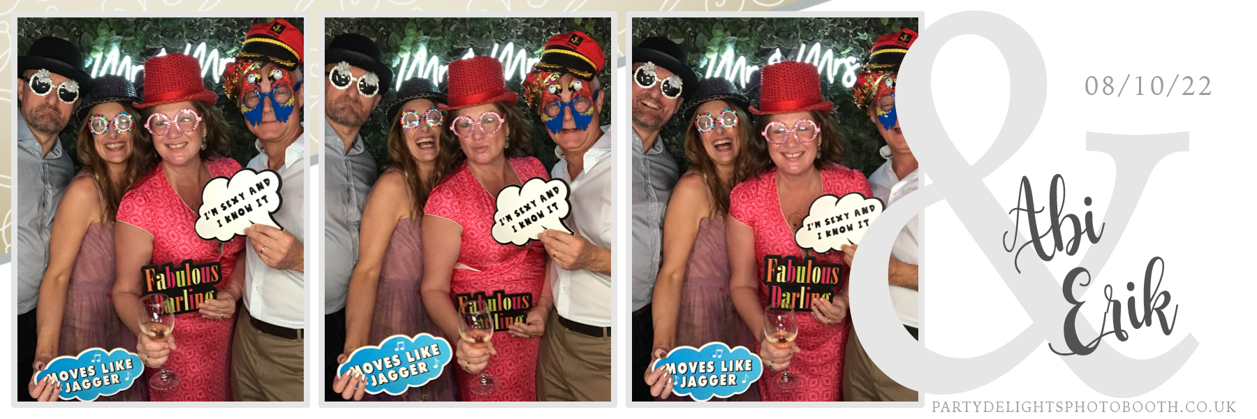Abi and Erik's Wedding | View more photos from the event at gallery.partydelightsphotobooth.co.uk/u/PartyDelightsPhotoBooth/Abi-and-Eriks-Wedding