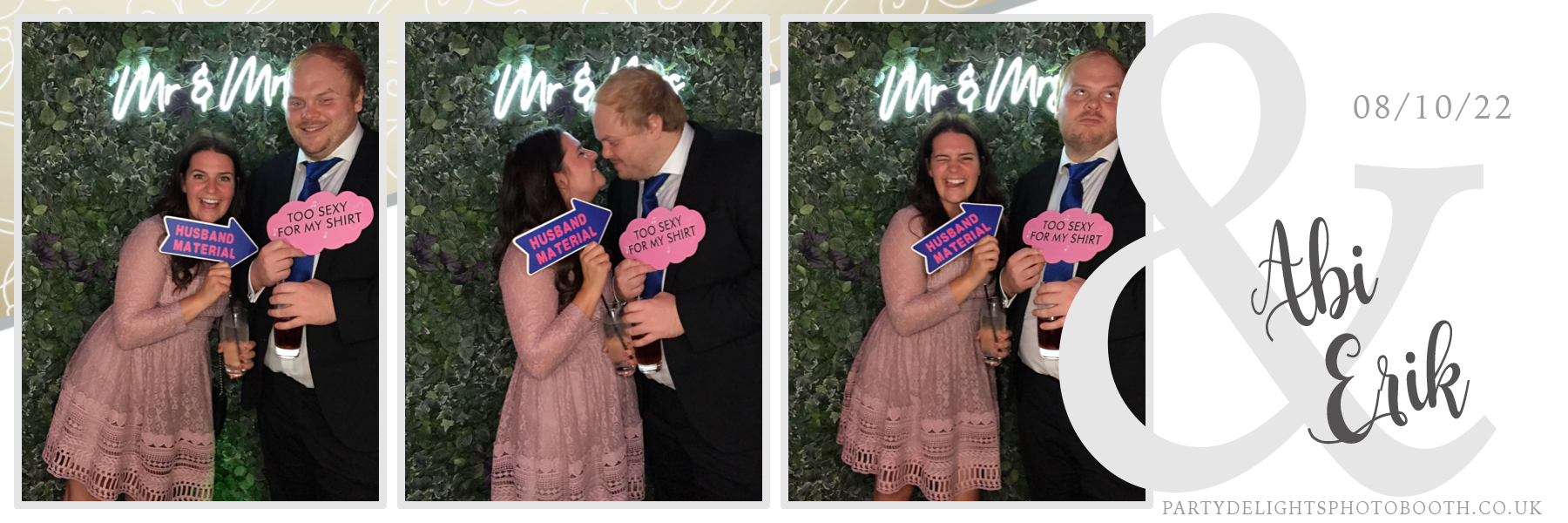 Abi and Erik's Wedding | View more photos from the event at gallery.partydelightsphotobooth.co.uk/u/PartyDelightsPhotoBooth/Abi-and-Eriks-Wedding