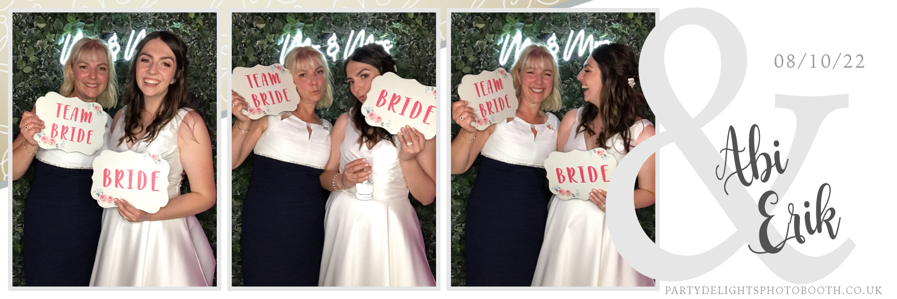 Abi and Erik's Wedding | View more photos from the event at gallery.partydelightsphotobooth.co.uk/u/PartyDelightsPhotoBooth/Abi-and-Eriks-Wedding