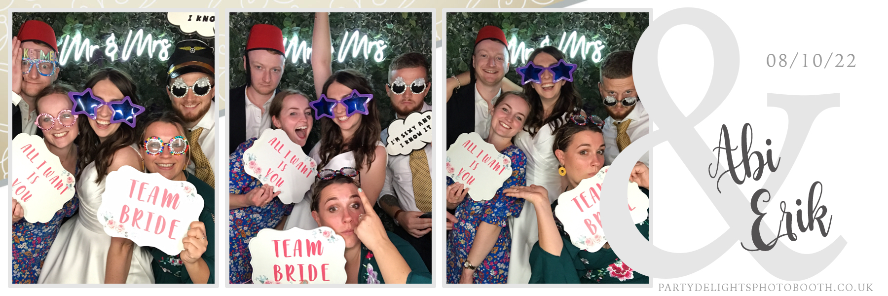Abi and Erik's Wedding | View more photos from the event at gallery.partydelightsphotobooth.co.uk/u/PartyDelightsPhotoBooth/Abi-and-Eriks-Wedding