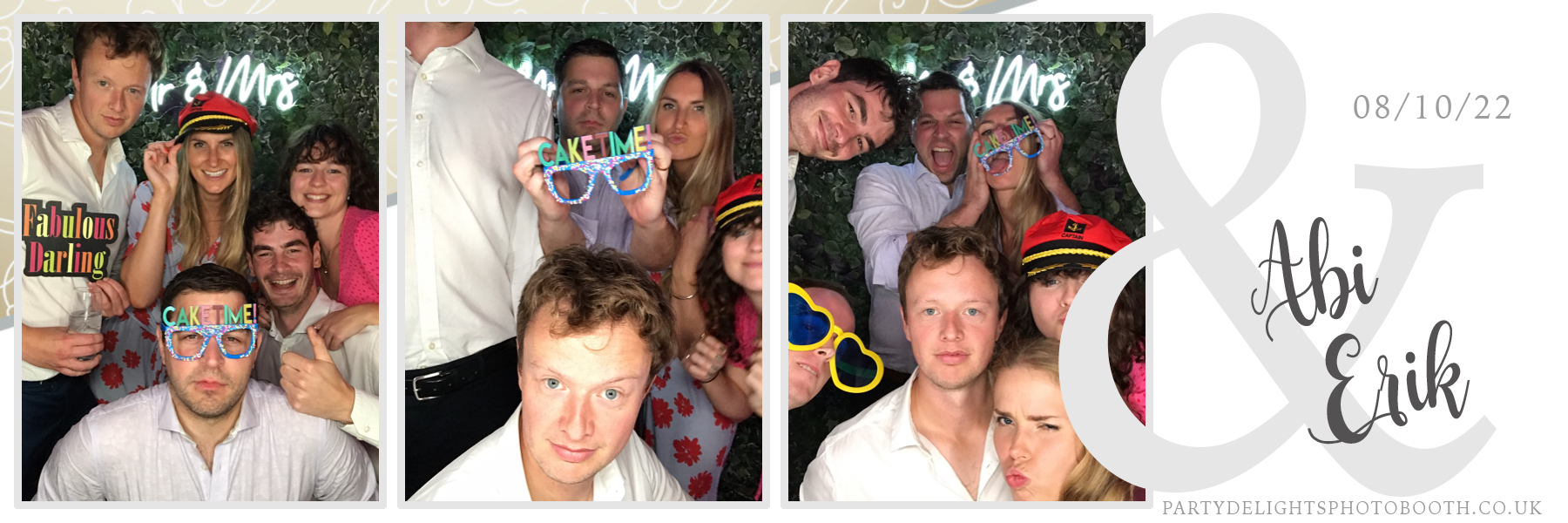 Abi and Erik's Wedding | View more photos from the event at gallery.partydelightsphotobooth.co.uk/u/PartyDelightsPhotoBooth/Abi-and-Eriks-Wedding