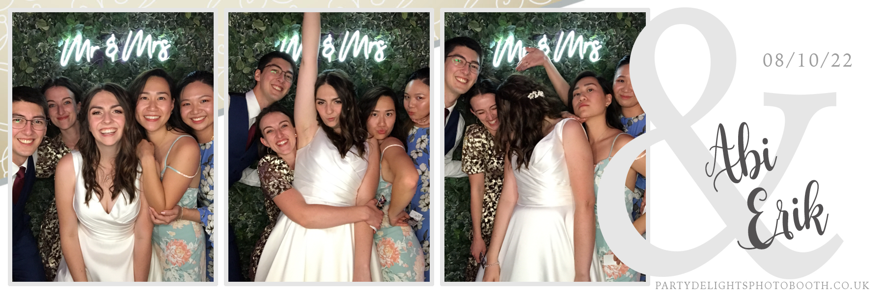 Abi and Erik's Wedding | View more photos from the event at gallery.partydelightsphotobooth.co.uk/u/PartyDelightsPhotoBooth/Abi-and-Eriks-Wedding