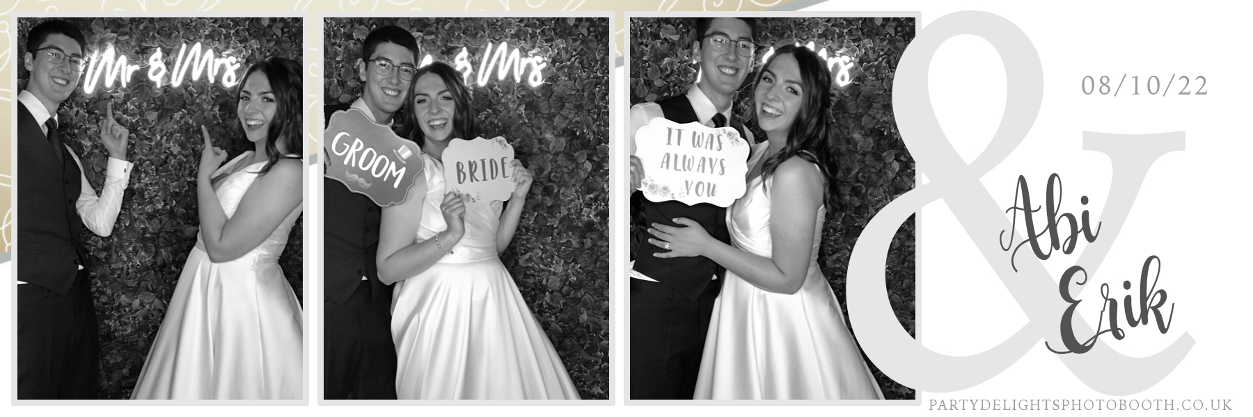Abi and Erik's Wedding | View more photos from the event at gallery.partydelightsphotobooth.co.uk/u/PartyDelightsPhotoBooth/Abi-and-Eriks-Wedding