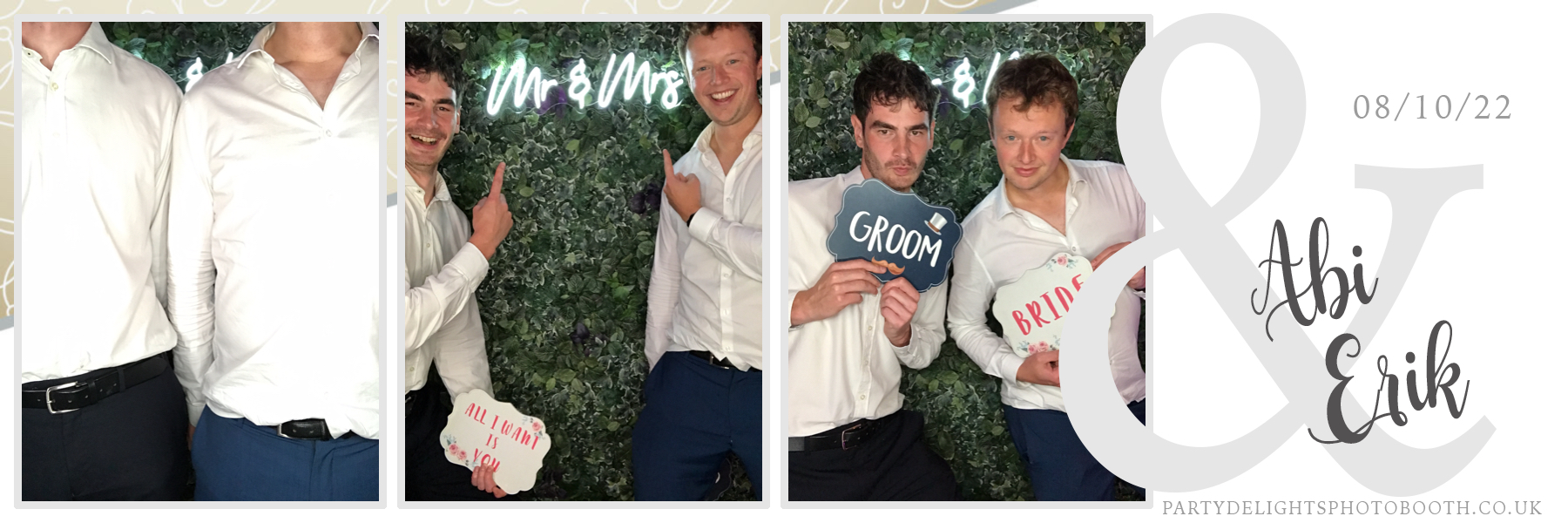 Abi and Erik's Wedding | View more photos from the event at gallery.partydelightsphotobooth.co.uk/u/PartyDelightsPhotoBooth/Abi-and-Eriks-Wedding