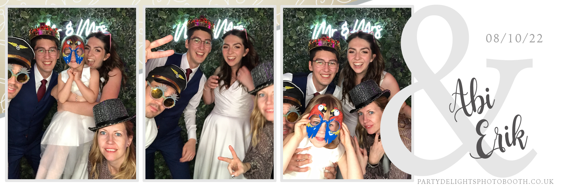 Abi and Erik's Wedding | View more photos from the event at gallery.partydelightsphotobooth.co.uk/u/PartyDelightsPhotoBooth/Abi-and-Eriks-Wedding