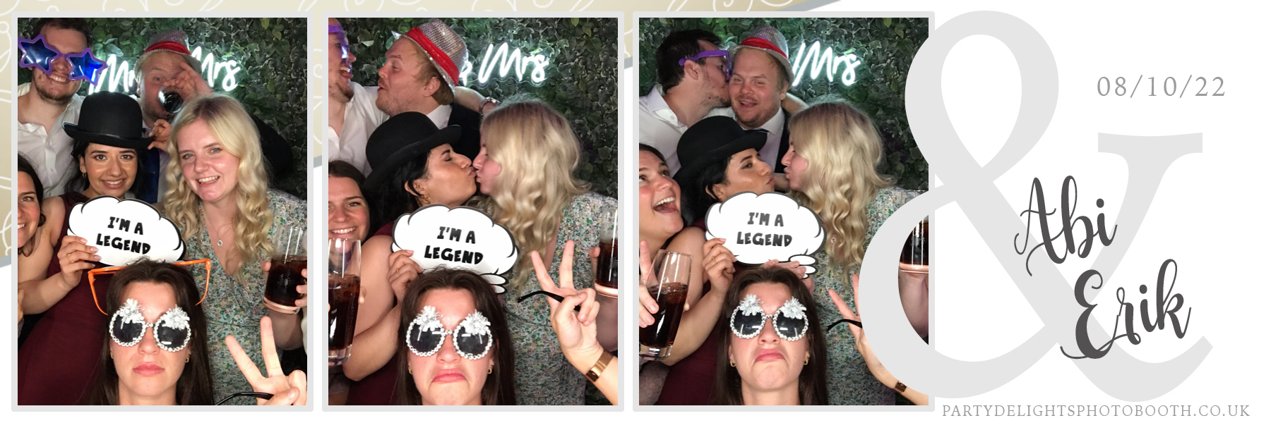 Abi and Erik's Wedding | View more photos from the event at gallery.partydelightsphotobooth.co.uk/u/PartyDelightsPhotoBooth/Abi-and-Eriks-Wedding