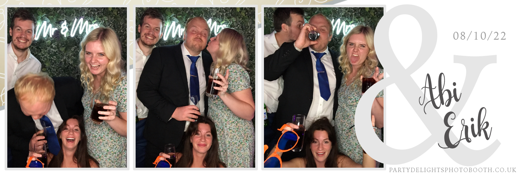 Abi and Erik's Wedding | View more photos from the event at gallery.partydelightsphotobooth.co.uk/u/PartyDelightsPhotoBooth/Abi-and-Eriks-Wedding