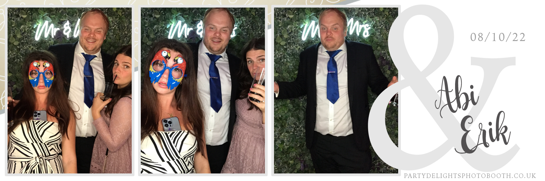 Abi and Erik's Wedding | View more photos from the event at gallery.partydelightsphotobooth.co.uk/u/PartyDelightsPhotoBooth/Abi-and-Eriks-Wedding