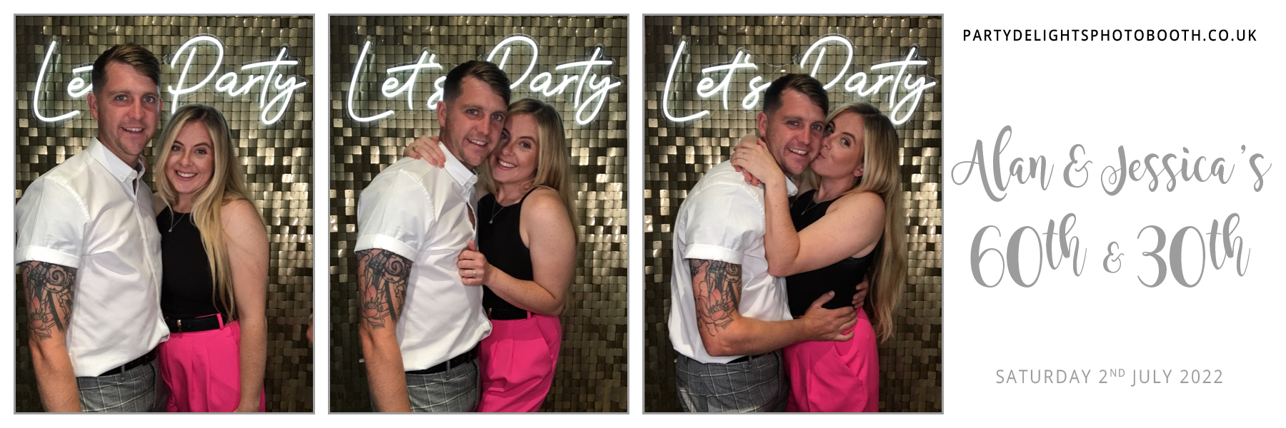 Alan’s 60th & Jessica’s 30th | View more photos from the event at gallery.partydelightsphotobooth.co.uk/u/PartyDelightsPhotoBooth/Alan’s-60th-Jessica’s-30th