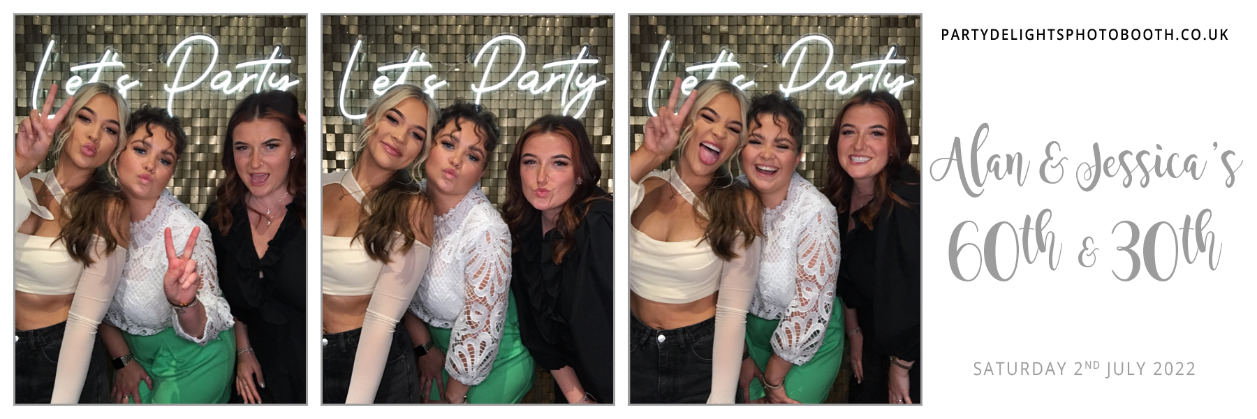 Alan’s 60th & Jessica’s 30th | View more photos from the event at gallery.partydelightsphotobooth.co.uk/u/PartyDelightsPhotoBooth/Alan’s-60th-Jessica’s-30th