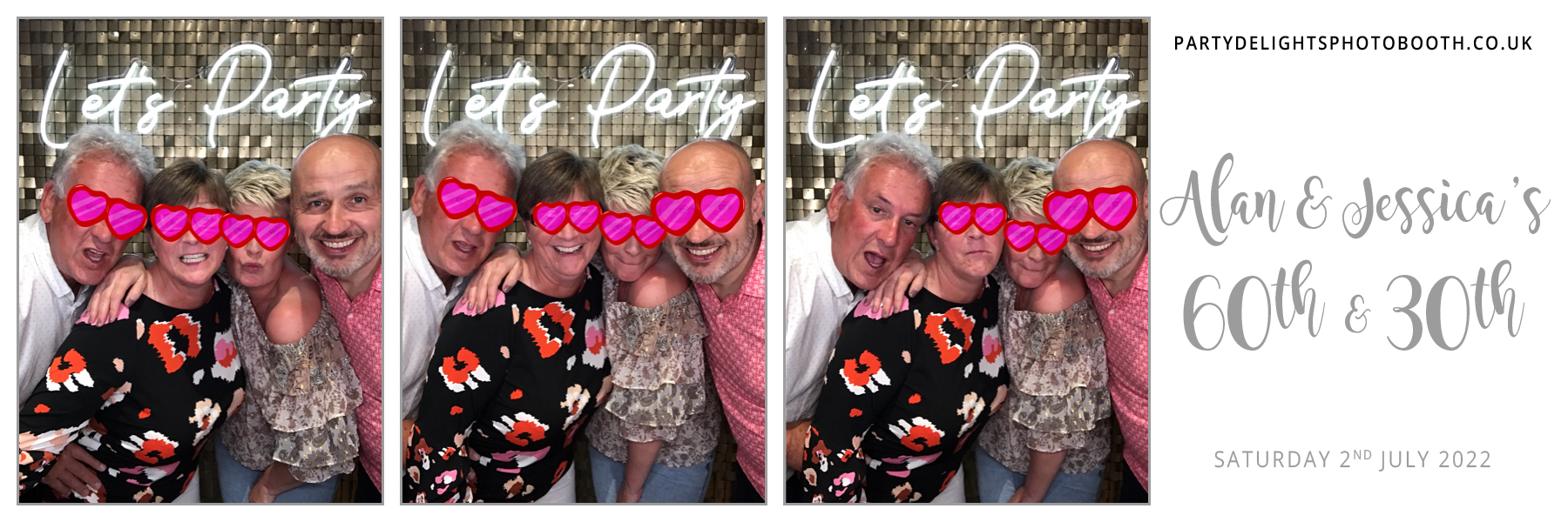 Alan’s 60th & Jessica’s 30th | View more photos from the event at gallery.partydelightsphotobooth.co.uk/u/PartyDelightsPhotoBooth/Alan’s-60th-Jessica’s-30th