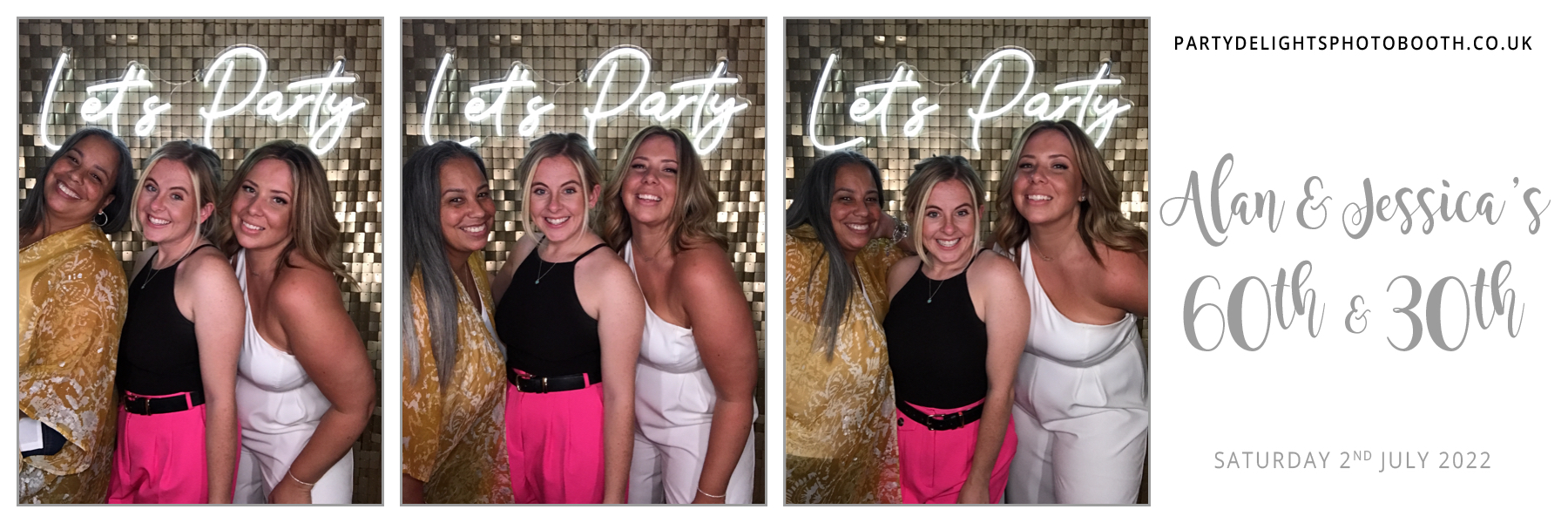 Alan’s 60th & Jessica’s 30th | View more photos from the event at gallery.partydelightsphotobooth.co.uk/u/PartyDelightsPhotoBooth/Alan’s-60th-Jessica’s-30th