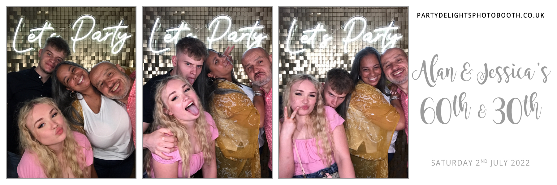 Alan’s 60th & Jessica’s 30th | View more photos from the event at gallery.partydelightsphotobooth.co.uk/u/PartyDelightsPhotoBooth/Alan’s-60th-Jessica’s-30th