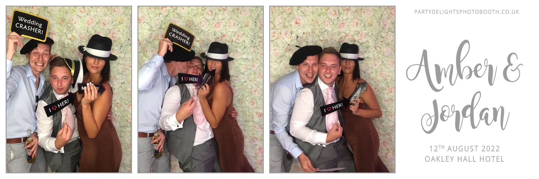 Amber & Jordan's Wedding | View more photos from the event at gallery.partydelightsphotobooth.co.uk/u/PartyDelightsPhotoBooth/Amber-Jordans-Wedding