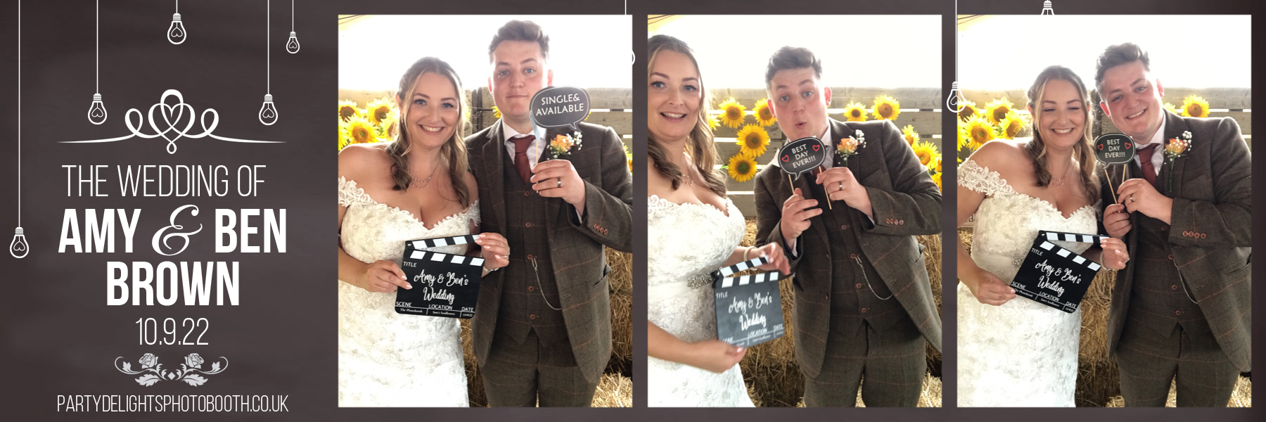 Amy & Ben’s Wedding | View more photos from the event at gallery.partydelightsphotobooth.co.uk/u/PartyDelightsPhotoBooth/Amy-Ben’s-Wedding