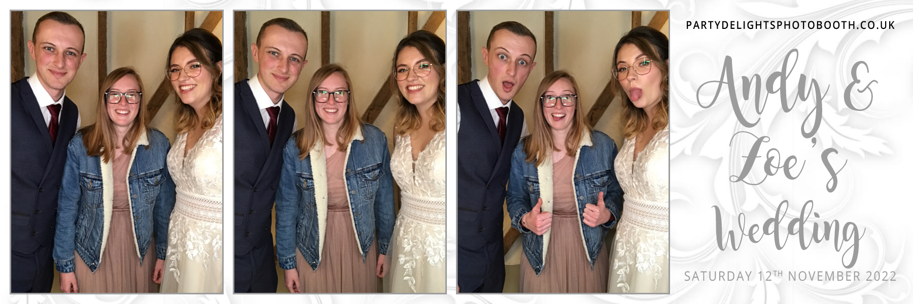 Andrew and Zoe's Wedding | View more photos from the event at gallery.partydelightsphotobooth.co.uk/u/PartyDelightsPhotoBooth/Andrew-and-Zoes-Wedding