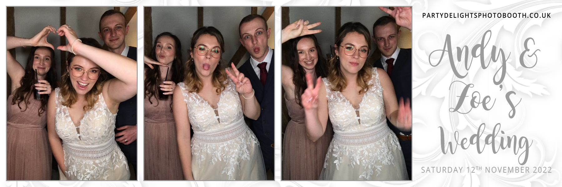Andrew and Zoe's Wedding | View more photos from the event at gallery.partydelightsphotobooth.co.uk/u/PartyDelightsPhotoBooth/Andrew-and-Zoes-Wedding
