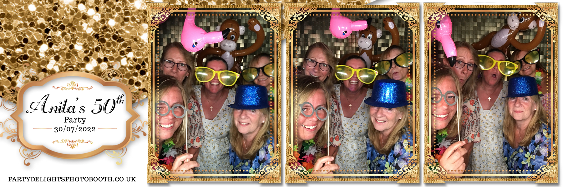 Anita's 50th birthday | View more photos from the event at gallery.partydelightsphotobooth.co.uk/u/PartyDelightsPhotoBooth/Anitas-50th-birthday