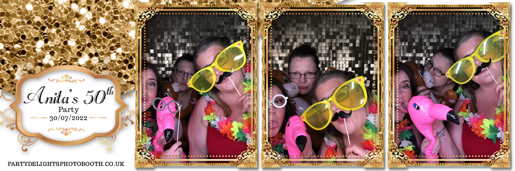 Anita's 50th birthday | View more photos from the event at gallery.partydelightsphotobooth.co.uk/u/PartyDelightsPhotoBooth/Anitas-50th-birthday
