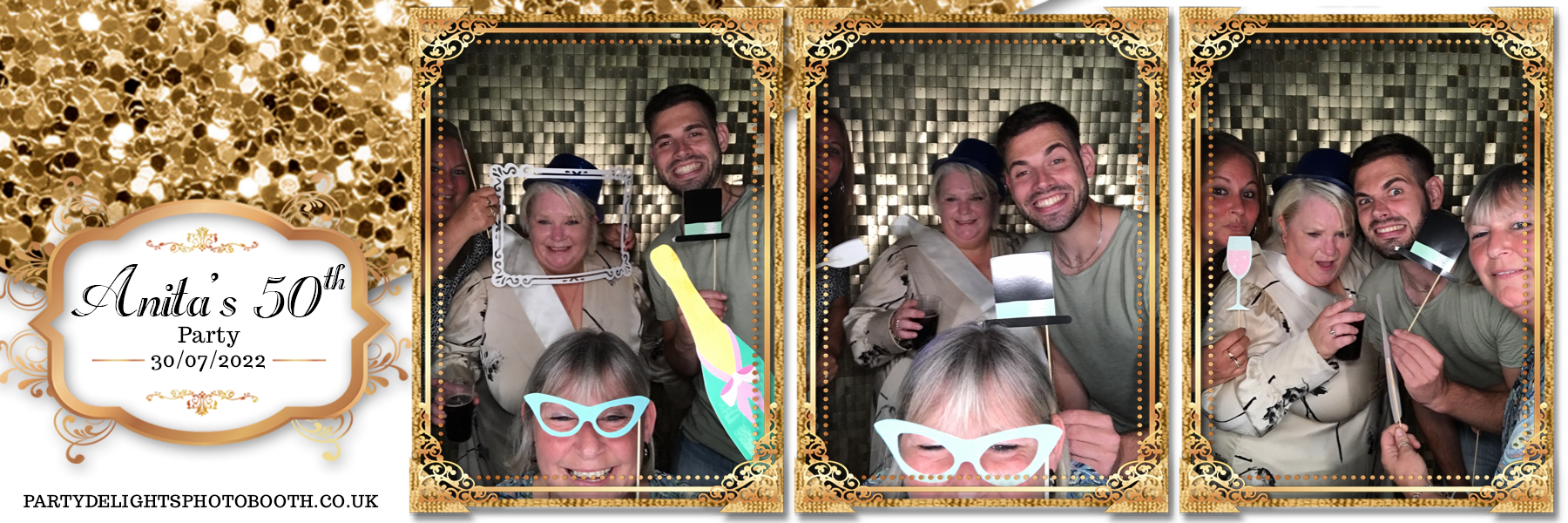 Anita's 50th birthday | View more photos from the event at gallery.partydelightsphotobooth.co.uk/u/PartyDelightsPhotoBooth/Anitas-50th-birthday