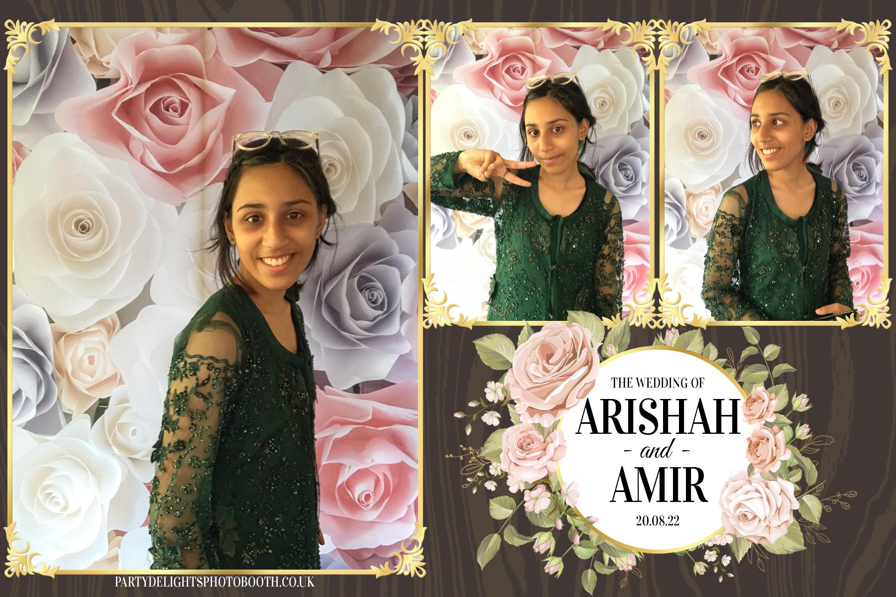 Arishah & Amir's Wedding | View more photos from the event at gallery.partydelightsphotobooth.co.uk/u/PartyDelightsPhotoBooth/Arishah-Amirs-Wedding