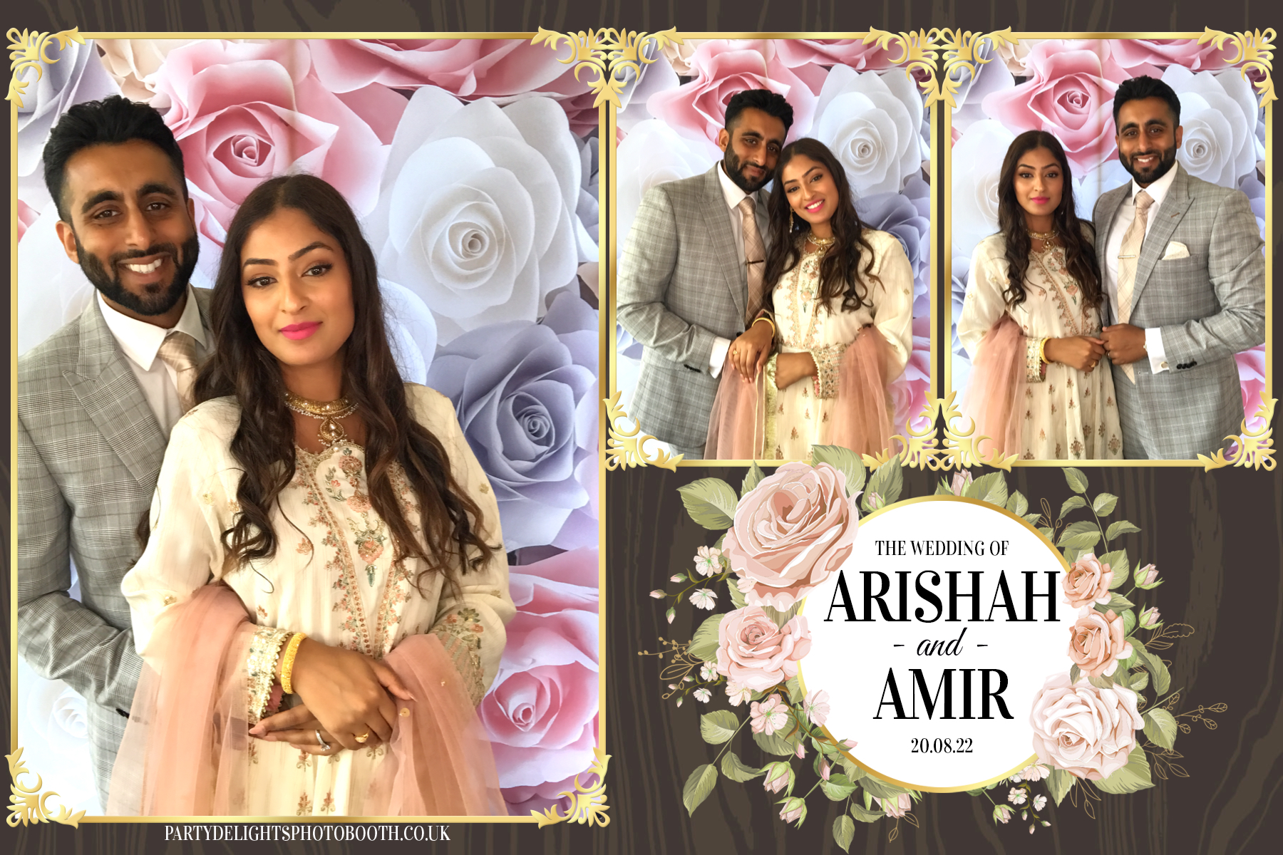 Arishah & Amir's Wedding | View more photos from the event at gallery.partydelightsphotobooth.co.uk/u/PartyDelightsPhotoBooth/Arishah-Amirs-Wedding