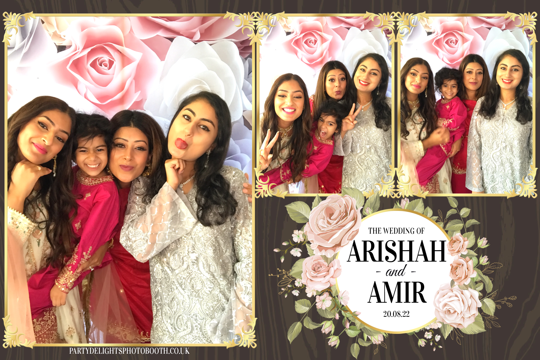 Arishah & Amir's Wedding | View more photos from the event at gallery.partydelightsphotobooth.co.uk/u/PartyDelightsPhotoBooth/Arishah-Amirs-Wedding