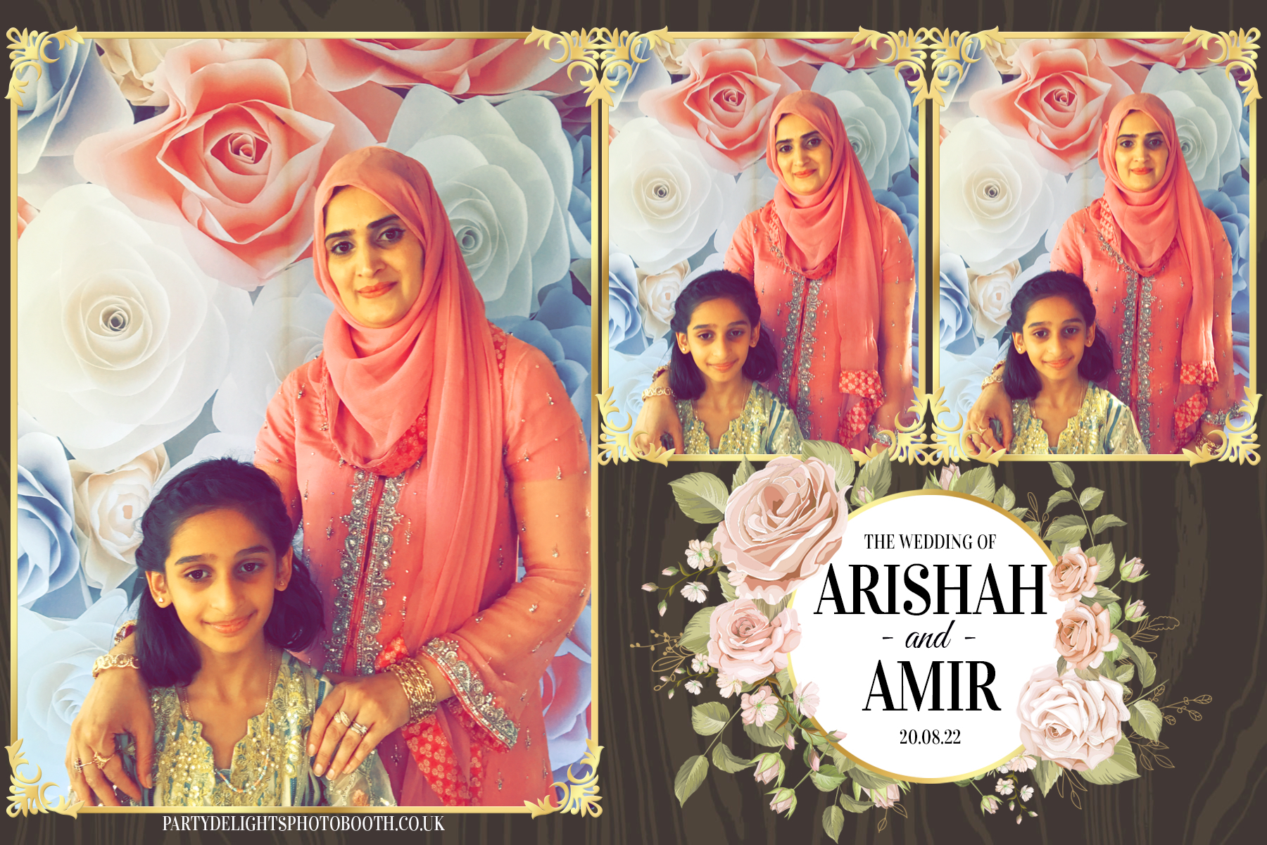 Arishah & Amir's Wedding | View more photos from the event at gallery.partydelightsphotobooth.co.uk/u/PartyDelightsPhotoBooth/Arishah-Amirs-Wedding